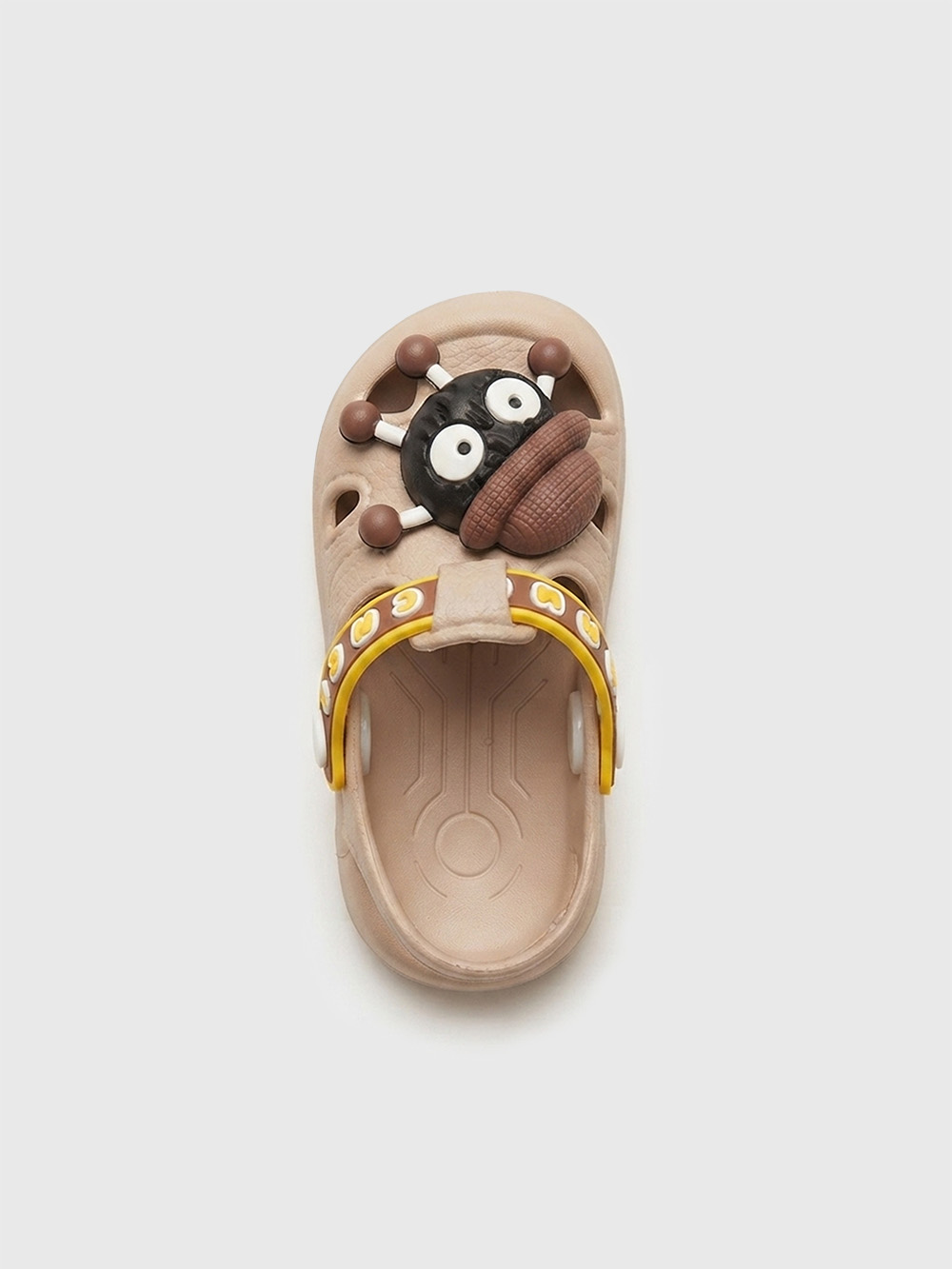 KiddoBounce Rice Hat EVA Clogs Chocolate - B99